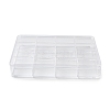 16 Grids Plastic Bead Containers with Cover CON-K002-03C-2