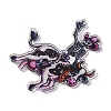 Halloween Theme Opaque Acrylic Pendants OACR-M019-01F-2