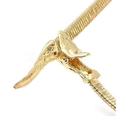 Alloy Snake Chain Belt NJEW-Q391-03G-1