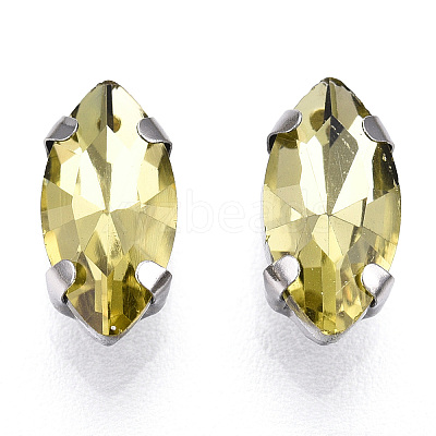 Sew on Rhinestone RGLA-T034-5x10mm-22-1