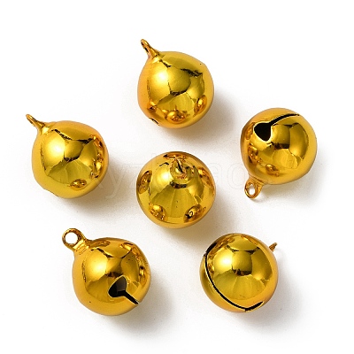 Brass Bell Pendants KK-WH0058-20G-1