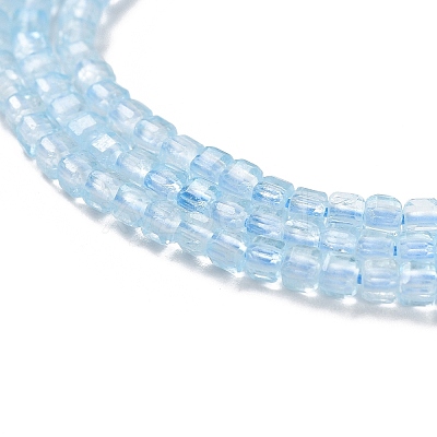 Natural Topaz Crystal Beads Strands G-P514-B02-01-1