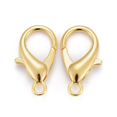 Zinc Alloy Lobster Claw Clasps E107-G-1