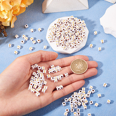 Opaque Acrylic Beads MACR-TAG0001-07Z-1