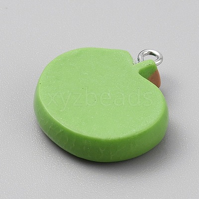 Opaque Resin Pendants RESI-CJC0029-001C-01-1