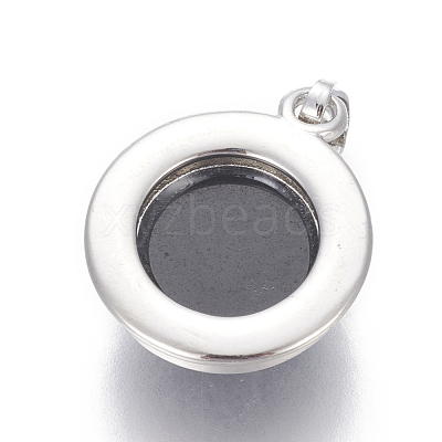 Natural Agate Pendants G-L512-B24-1