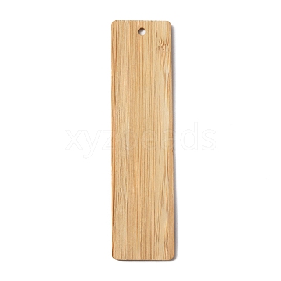 Blank Bamboo Bookmark AJEW-WH0282-58B-1