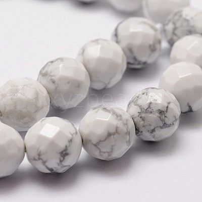 Natural Howlite Beads Strands G-D840-44-12mm-1