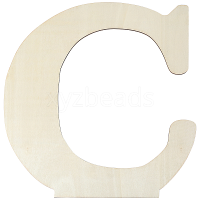 Letter Unfinished MDF Sheets WOOD-WH20012-008C-1