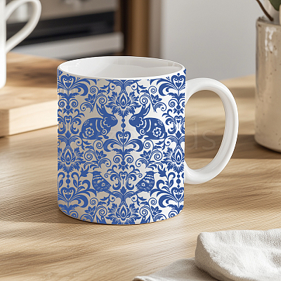 6Pcs 6 Styles Paper Ceramic Decals DIY-SD0002-07C-1