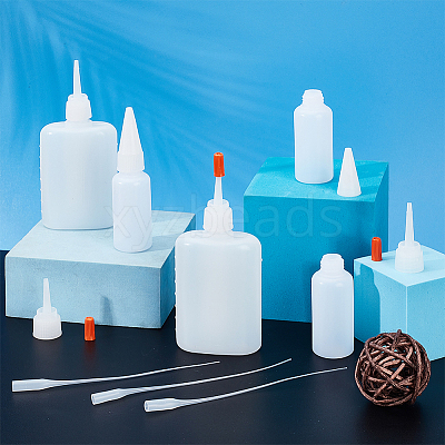 4Pcs Plastic Squeeze Bottles AJEW-GA0009-04-1