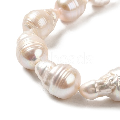Natural Nucleated Pearl Beads Strands PEAR-E016-021-1