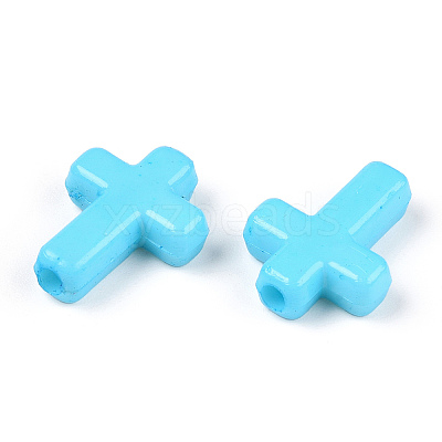 Opaque Acrylic Beads SACR-436-C29-1