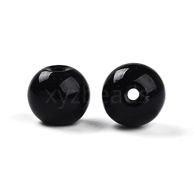 Opaque Solid Color Glass Beads X1-GLAA-N007-10mm-A07-1