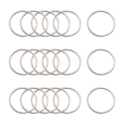 Tarnish Resistant 304 Stainless Steel Linking Ring STAS-S079-12A-1