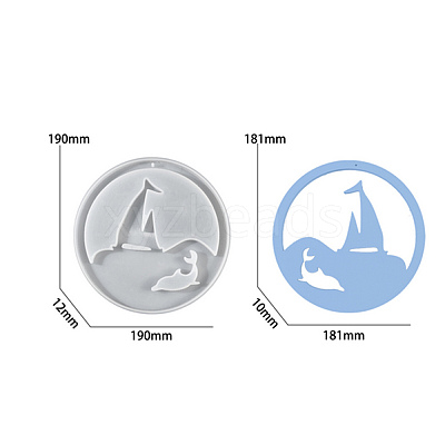 City Signs Decorated with Wind Chimes Silicone Mold SIMO-S001-01A-1