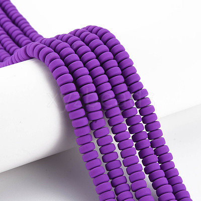 Handmade Polymer Clay Beads Strands CLAY-N008-55-1