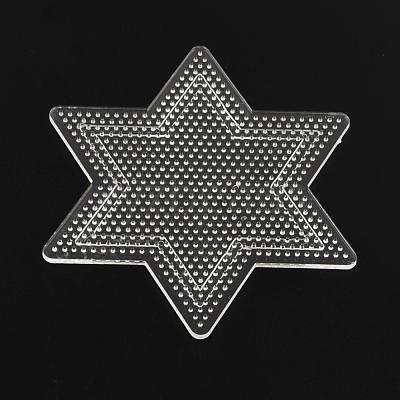 Star Pegboards for 3x2.5mm Mini Fuse Beads X-DIY-Q009-07-1