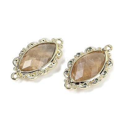 Natural Gemstone Faceted Horse Eye Links G-B126-02G-1