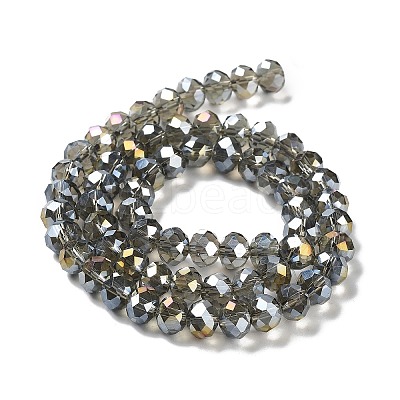 Electroplate Glass Beads Strands EGLA-A034-T2mm-B19-1