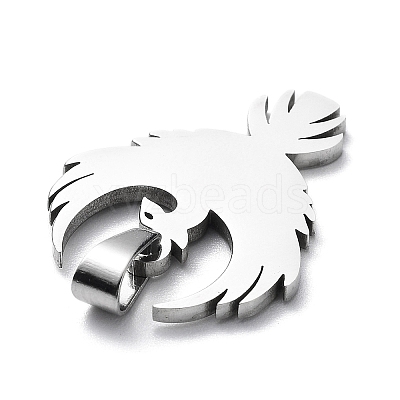 Non-Tarnish 304 Stainless Steel Pendants LS-STAS-D036-13P-1