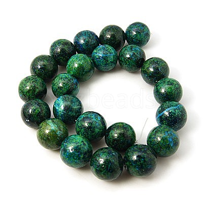 Synthetic Chrysocolla Beads Strands G-L529-B01-4mm-1