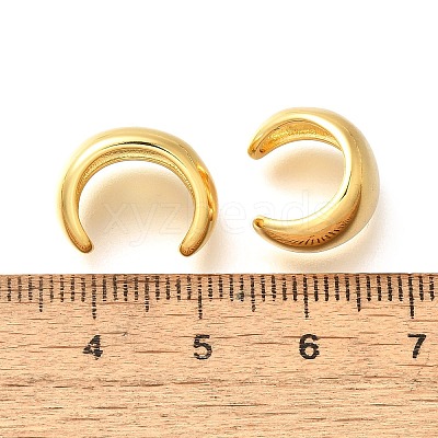 Rack Plating Brass Cuff Earrings for Women LS-EJEW-H091-17G-1