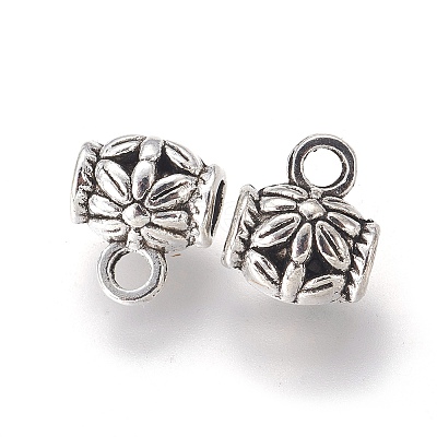 Tibetan Style Alloy Tube Bails LS-AB647-NF-1