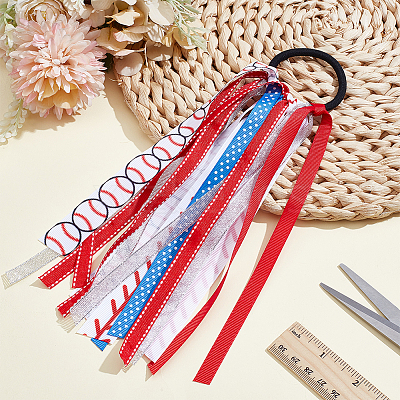Polyester Hair Ties OHAR-WH0033-005B-1