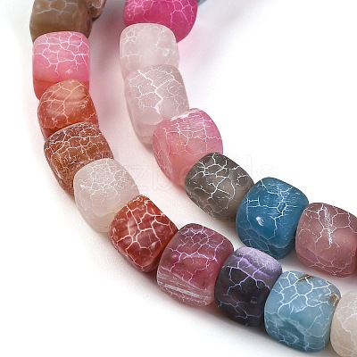 Natural Weathered Agate Beads Strands G-NH0038-01A-1