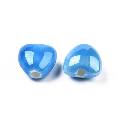 Glazed Porcelain Beads PORC-T007-21-1