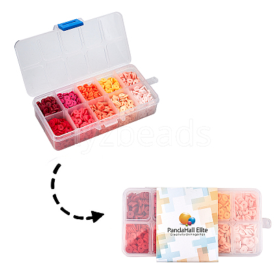Handmade Polymer Clay Beads CLAY-PH0001-22B-6mm-1