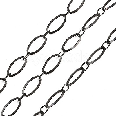304 Stainless Steel Oval Link Chains CHS-P007-16EB-1