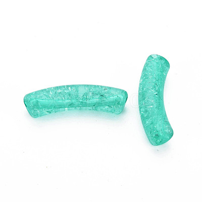 Transparent Crackle Acrylic Beads CACR-S009-001A-N68-1