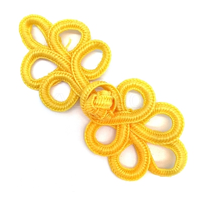 Handmade Chinese Frogs Knots Buttons Sets BUTT-WH0014-24H-1