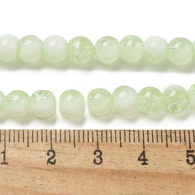 Crackle Glass Beads Strands GLAA-U001-6mm-09-1
