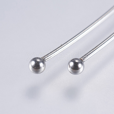Tarnish Resistant 304 Stainless Steel Ball Head Pins STAS-F146-02P-40mm-1