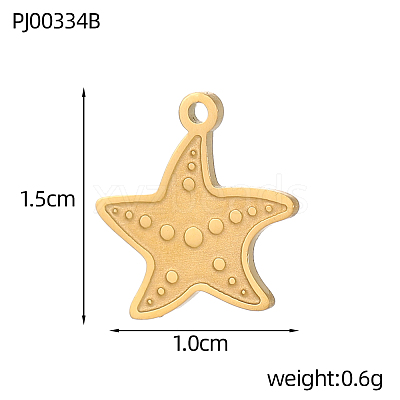 304 Stainless Steel Charms SA-OY002-11G-1