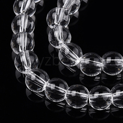 Transparent Glass Beads Strands GLAA-T032-T4mm-13-1