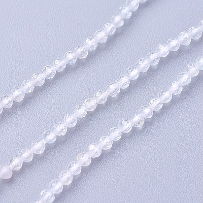 Natural White Topaz Beads Strands G-F619-28-2mm-1