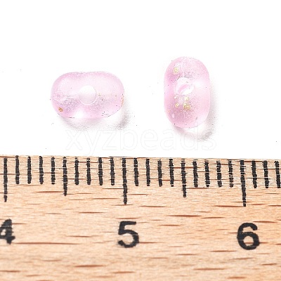Gradient Color Transparent Frosted Acrylic Beads OACR-M023-06I-1
