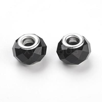 Handmade Glass European Beads GPDL25Y-C27-1