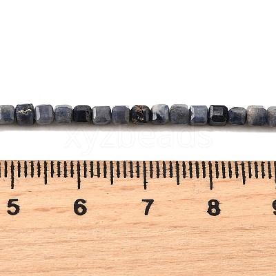 Natural Sapphire Beads Strands G-G259-B04-3x3mm-1