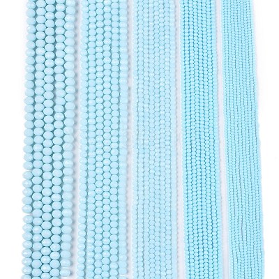 Opaque Solid Color Imitation Jade Glass Beads Strands LS-EGLA-A044-P6mm-D06-1