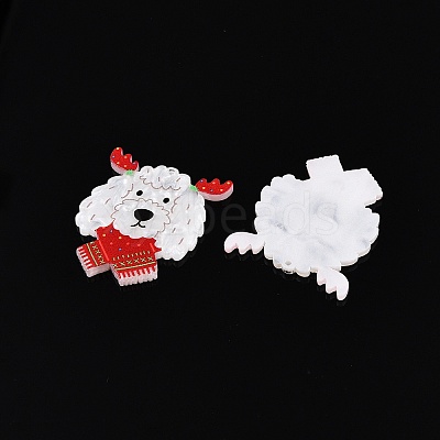 Christmas Theme Printing Acrylic Pendants BACR-N002-01M-1