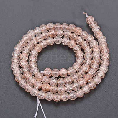 Crackle Glass Beads Strands GLAA-S192-B-006F-1