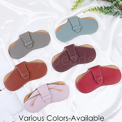 1Pc PU Leather Glasses Case AJEW-CN0006-94I-1