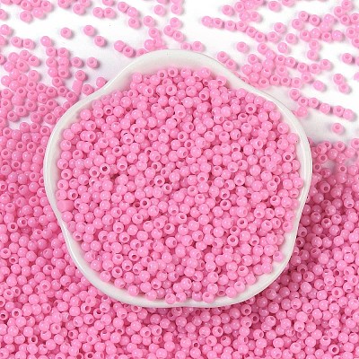 Opaque Acrylic Beads SACR-A007-01B-21-1