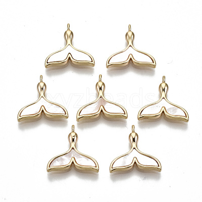Natural Sea Shell Pendants X-KK-S354-260-NF-1