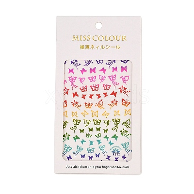 Laser Nail Art Stickers Decals MRMJ-T010-167B-1